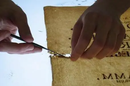 Less is More when it comes to repairing rare books.