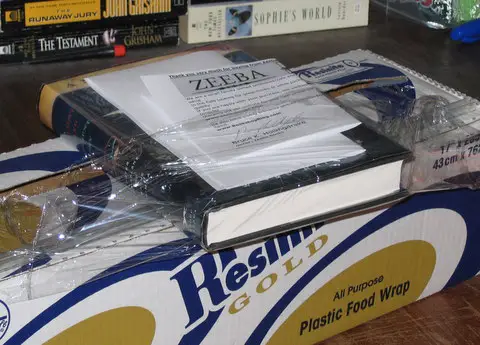 plastic wrap for book packaging