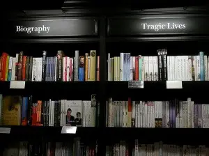 organize sections of a bookstore