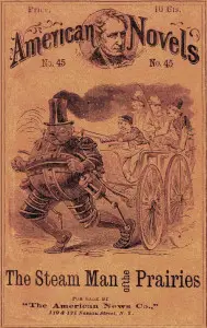 The Steam Man of the Praries (1868). The first "robot" in literature preceded  Baum's Tik Tok by 32 years.