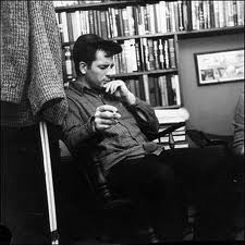 Jack Kerouac Allegedly Sitting Next to Famed Typewriter (off screen) 