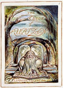 William Blake's prophet work is often compared to the biblical story of Genesis.