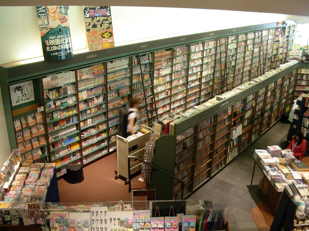 Kinokuniya Bookstore, Manga
