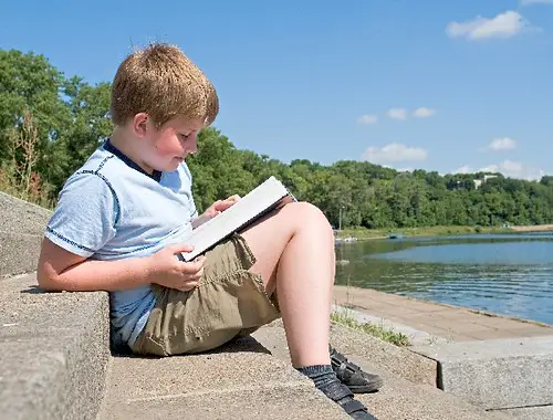 Boy Reading